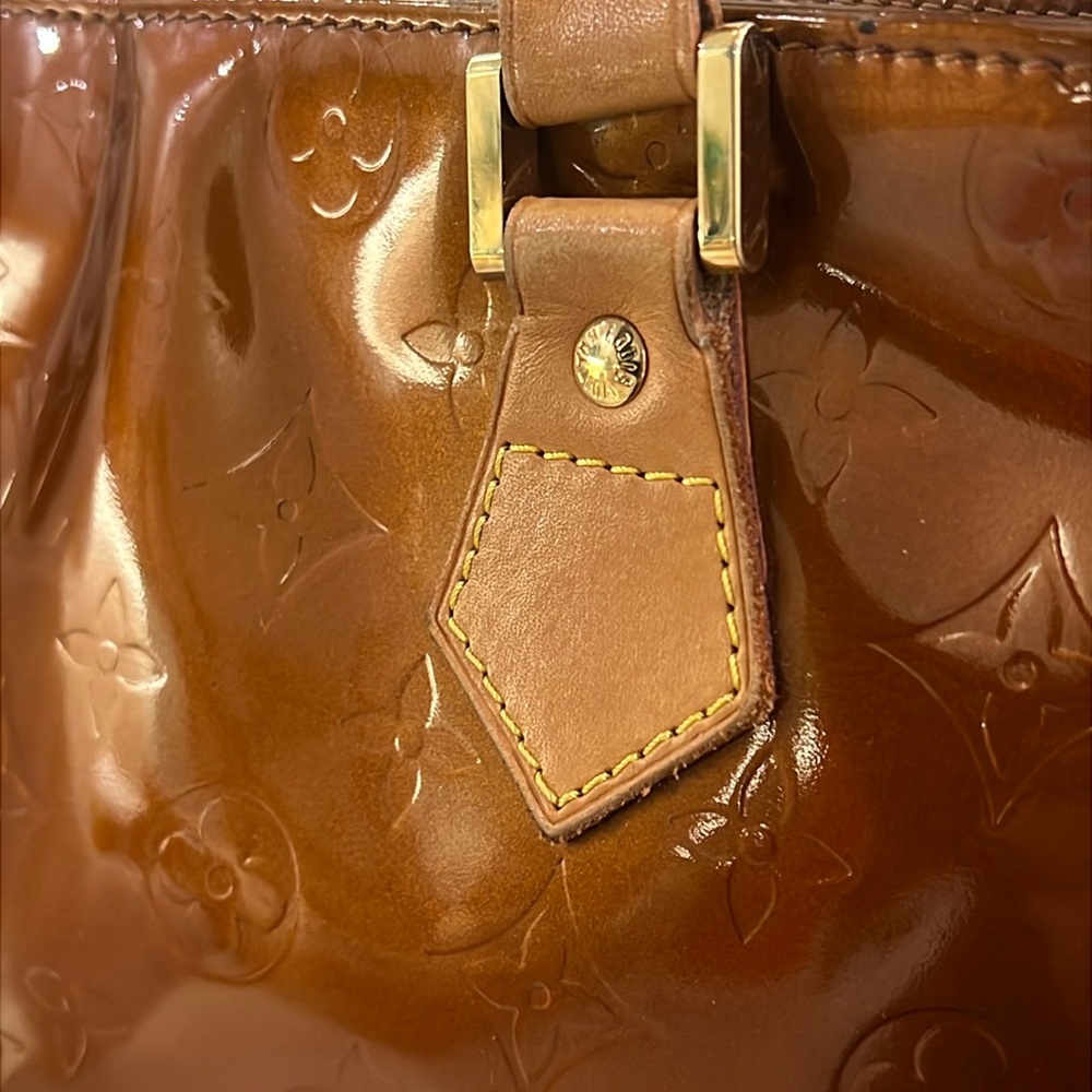 Louis Vuitton Brown Patent Leather Tote - Picture 11 of 17